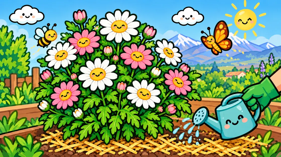 Agyranthemum: la margarita compacta de floración larga