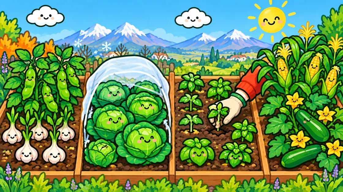 Calendario del huerto en Chile: qué plantar cada estación