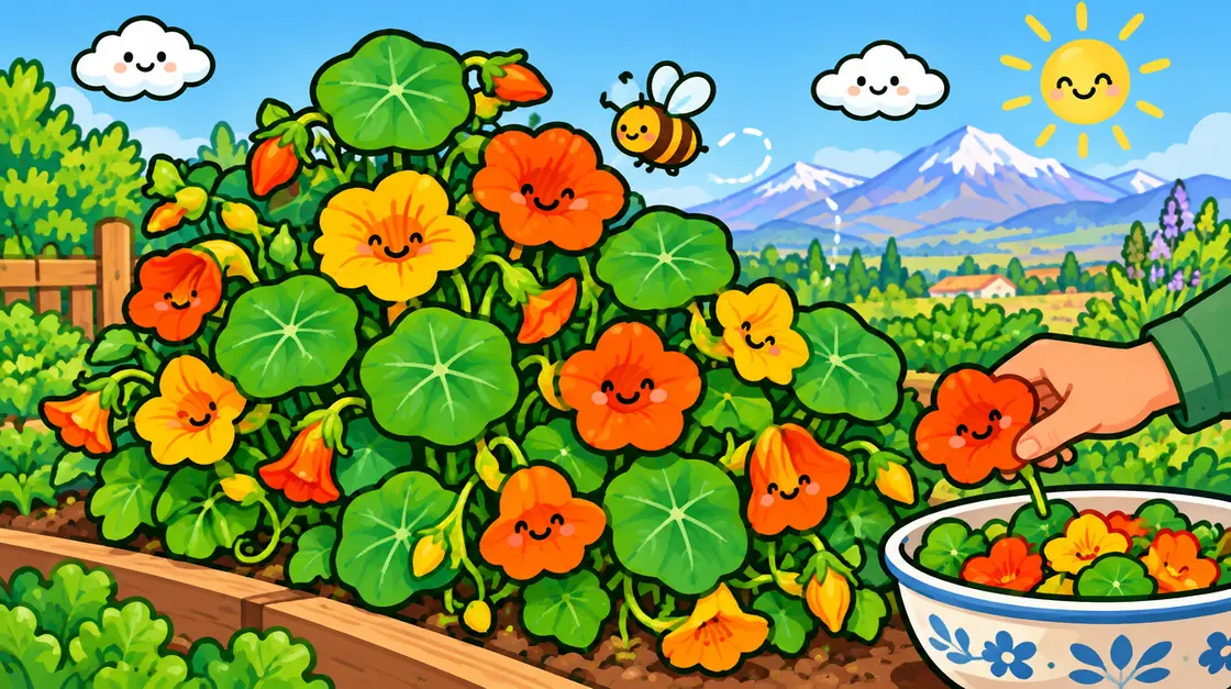 Capuchina: la planta trampa del pulgón que se come