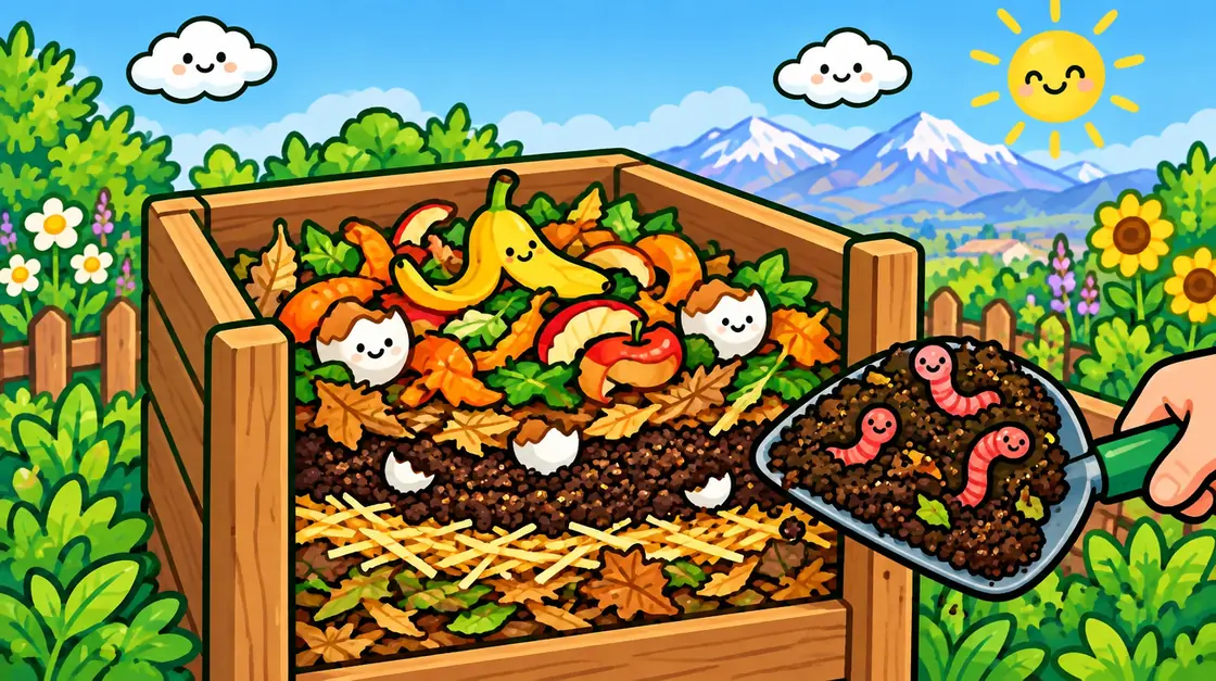 Compost casero: cómo hacerlo con restos de cocina y jardín