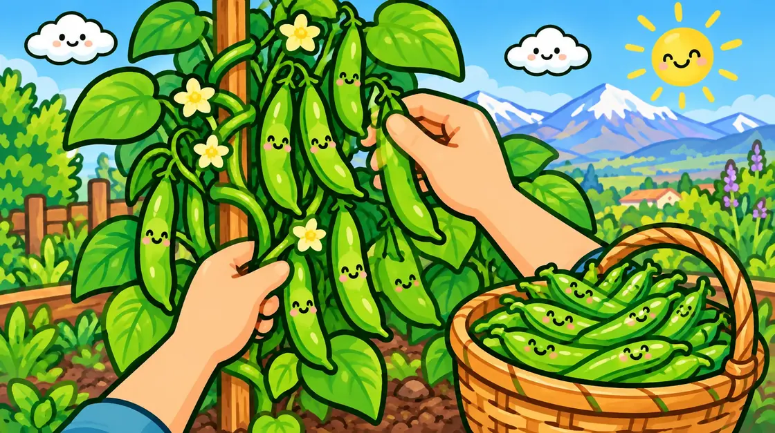 Cuándo y cómo cosechar porotos verdes: vainas tiernas cada 2 o 3 días