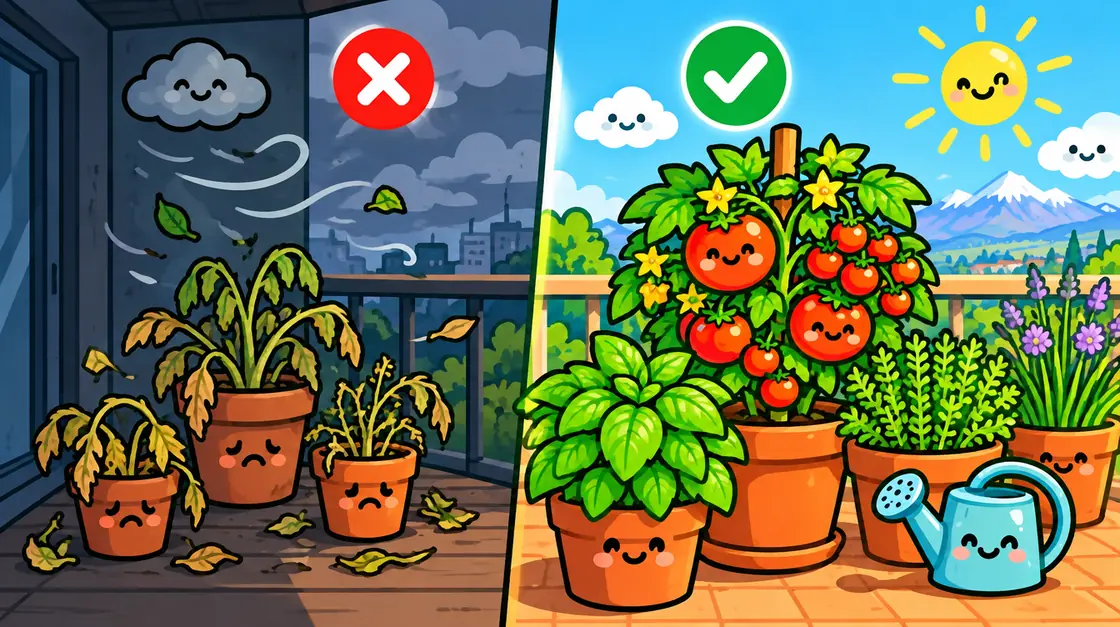 Errores en el huerto de balcón: lo que más se repite y cómo evitarlo