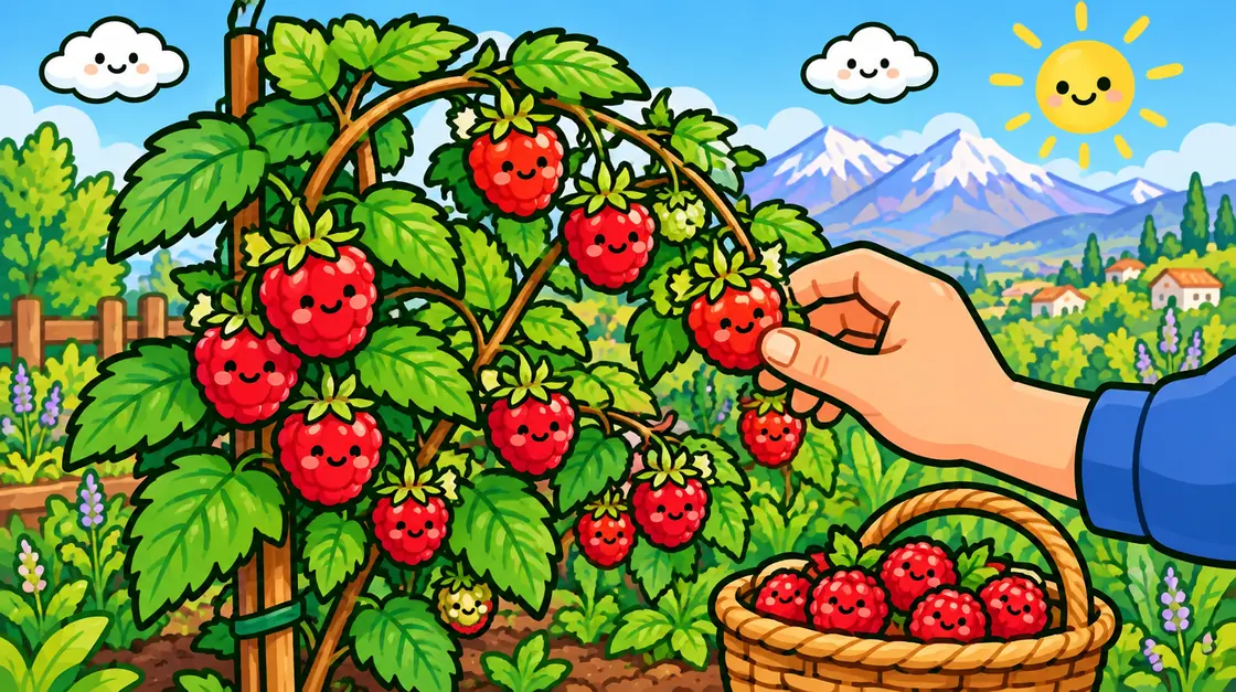 Frambuesa: cómo plantarla, podarla y tutorarla