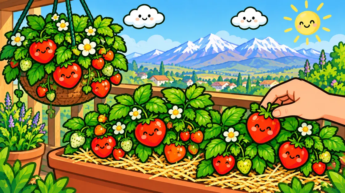 Frutillas en maceta: guía completa para cultivarlas en balcón