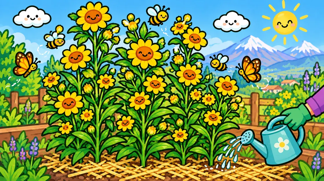 Girasol Maximilian: el girasol perenne de otoño