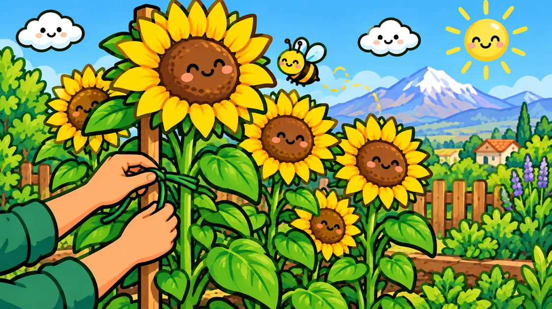 Girasol: cómo plantarlo y que no se tumbe