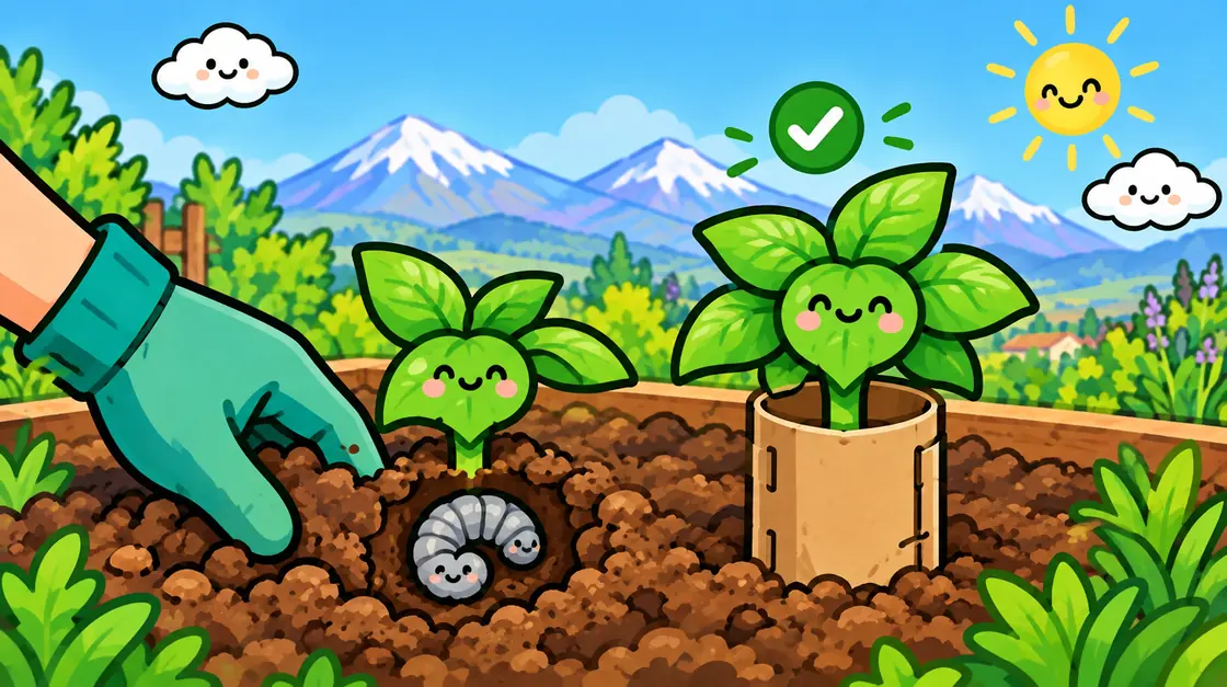Gusano cortador: por qué tus plantines amanecen cortados al ras