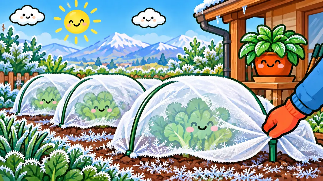 Heladas: cómo proteger tus plantas del frío