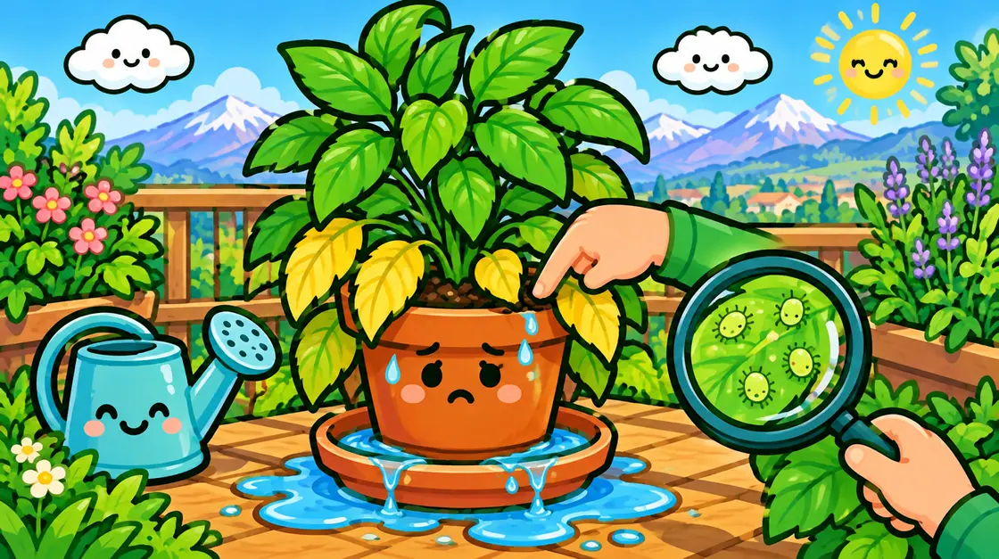 Hojas amarillas: causas y cómo saber qué le pasa a tu planta