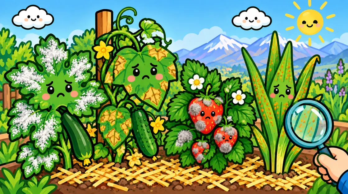 Hongos en las plantas: cómo reconocer los más comunes
