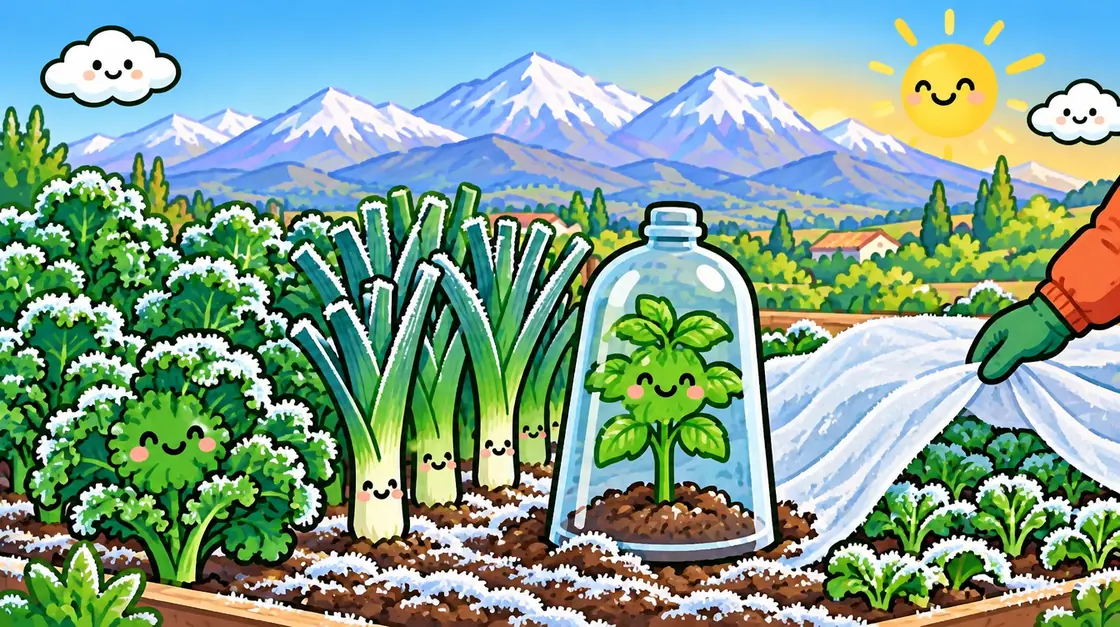 Huerto con heladas fuertes: cómo cultivar en la precordillera
