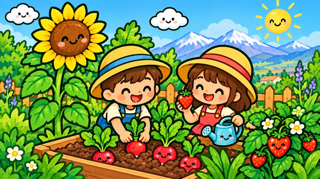 Huerto con niños: ideas, plantas fáciles y seguras