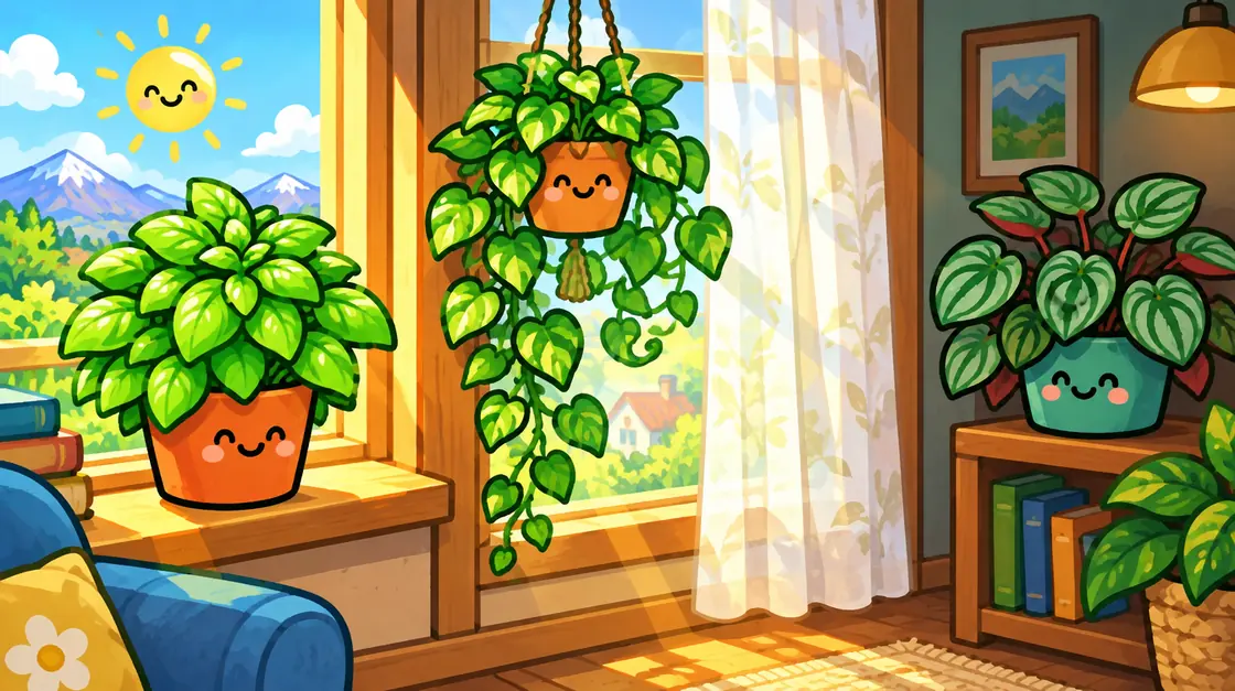 Luz en interior: dónde poner tus plantas según la ventana