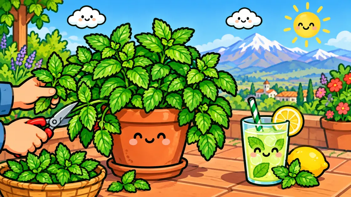 Menta: cómo cultivarla en maceta para que no invada