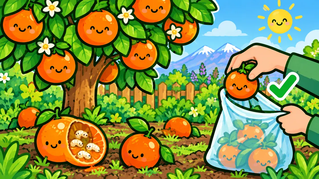 Mosca de la fruta en Chile: qué es, cómo reconocerla y qué hacer