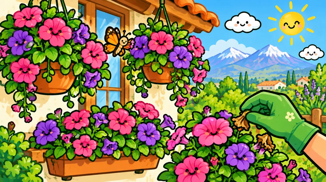 Petunia: cómo plantarla para flores todo el verano