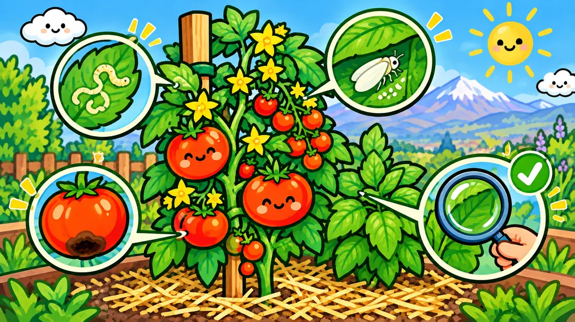 Plagas y enfermedades del tomate: qué mirar y cómo actuar a tiempo