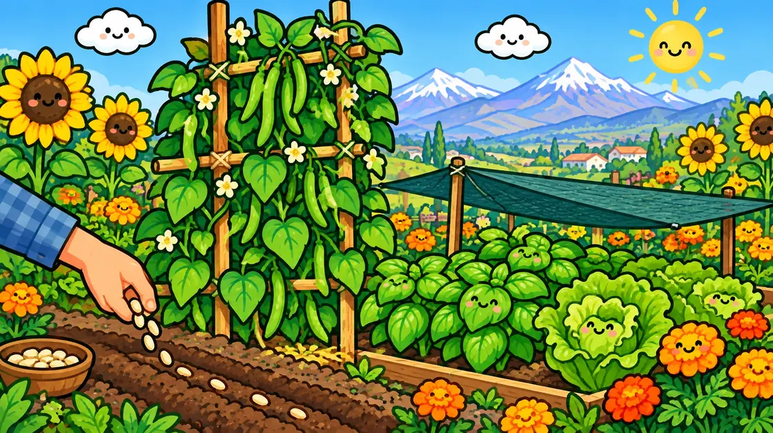 Qué plantar en diciembre en Chile: porotos, albahaca, lechugas y flores