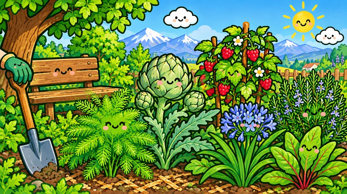 Plantas perennes de poco mantenimiento: plantas una vez y cosechas por años