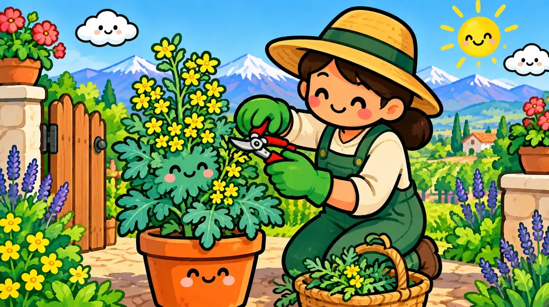 Ruda: cómo cultivarla con cuidado y poca agua