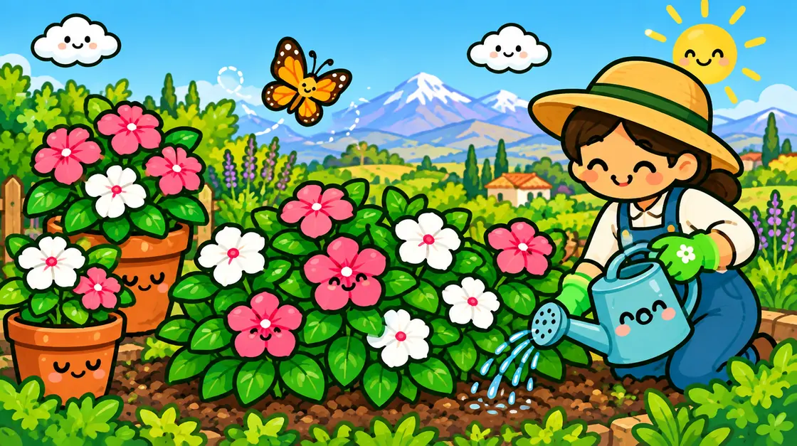 Vinca: la flor que aguanta el calor del verano